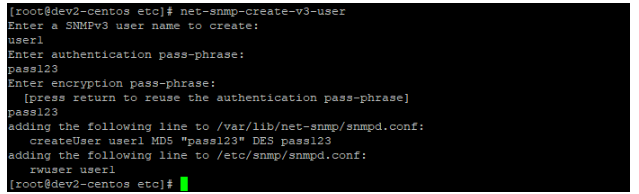 Установка и настройка SNMP v3 на CentOS 7