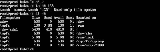 Ubuntu - Read-only file system. Что делать?