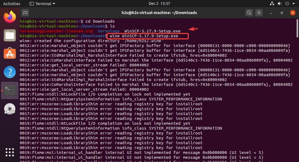 Как установить WinSCP в Ubuntu 20.04 LTS